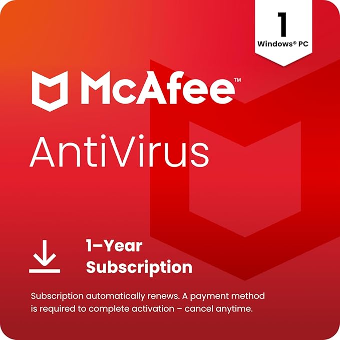 McAfee AntiVirus 2025 Software